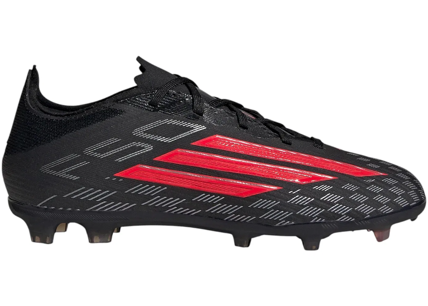 Детские бутсы для мальчиков с шипами Adidas F50 Elite FG, Core Black/Lucid Red/Core Black