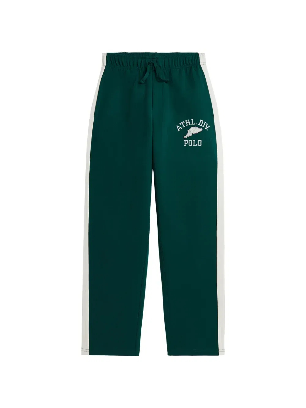 Спортивные брюки с лампасами POLO RALPH LAUREN KIDS, зеленый
