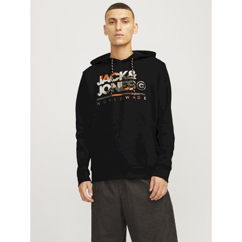 

Мужская толстовка с капюшоном jjluke Jack & Jones, черный