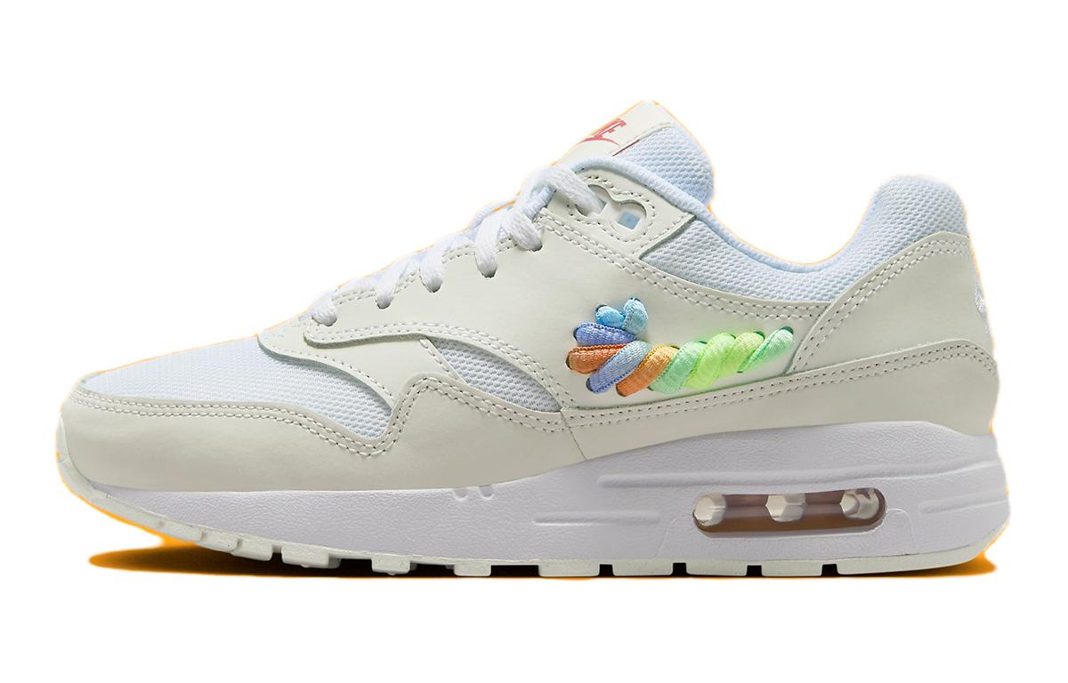 

Nike Кроссовки Air Max 1 SE White Rainbow Lace Swoosh GS