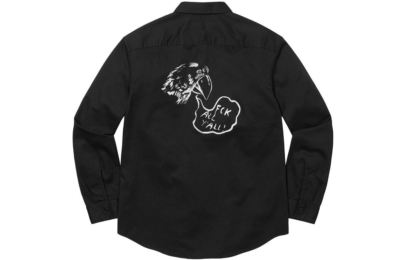 Осень-Зима 22 Неделя 14 Рубашка Унисекс Supreme, коричневый — фото 2
