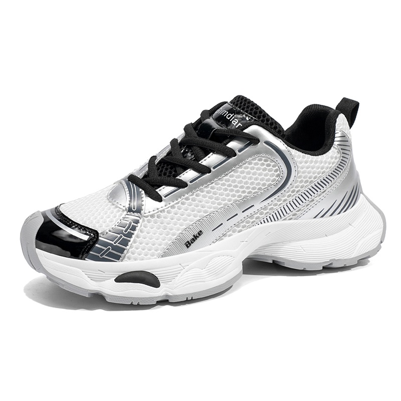 

Дышащие и износостойкие низкие кроссовки на массивной подошве для мужчин BAKE, Gray