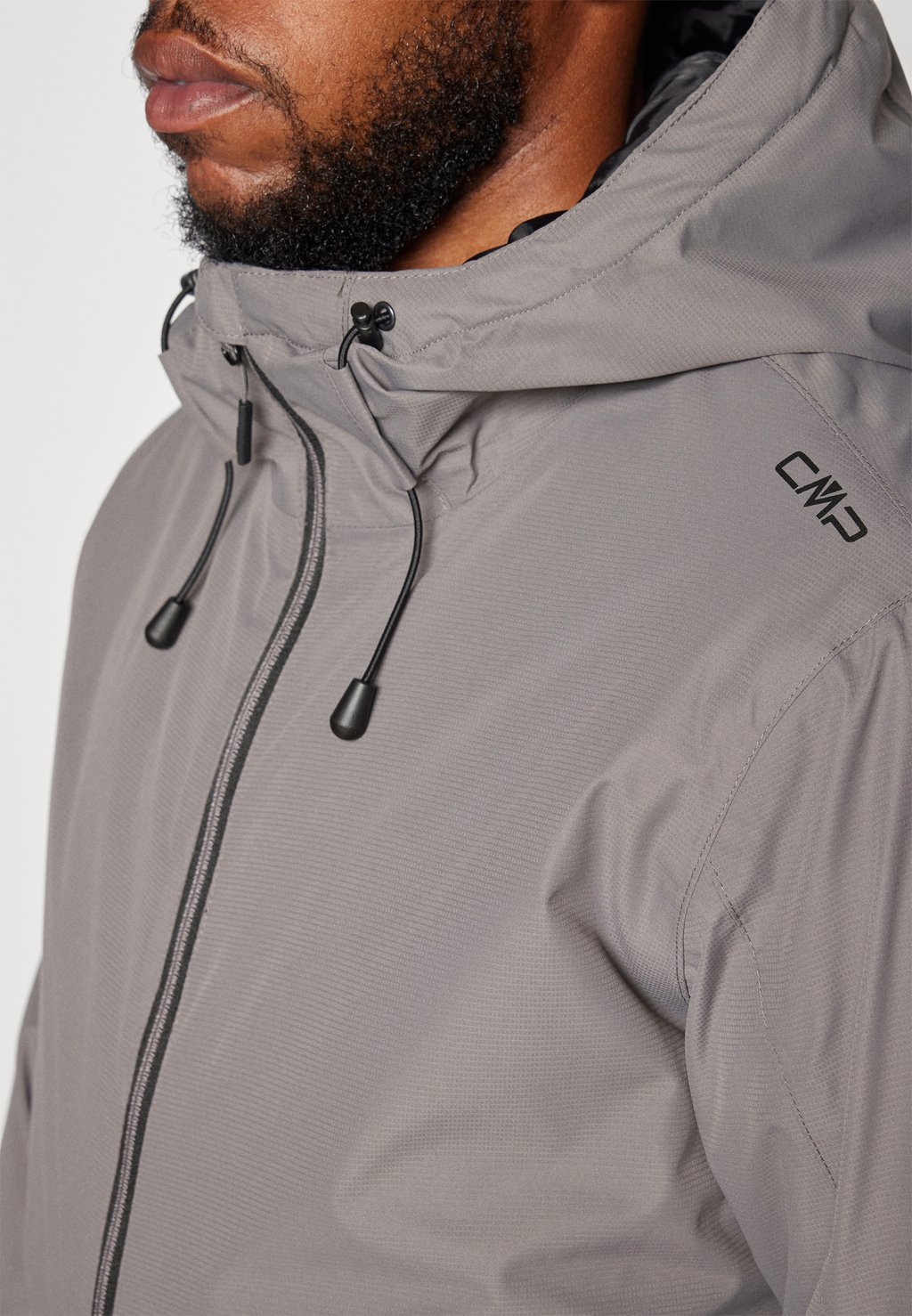 

Куртка из мягкой ткани MAN JACKET FIX HOOD CMP, серый