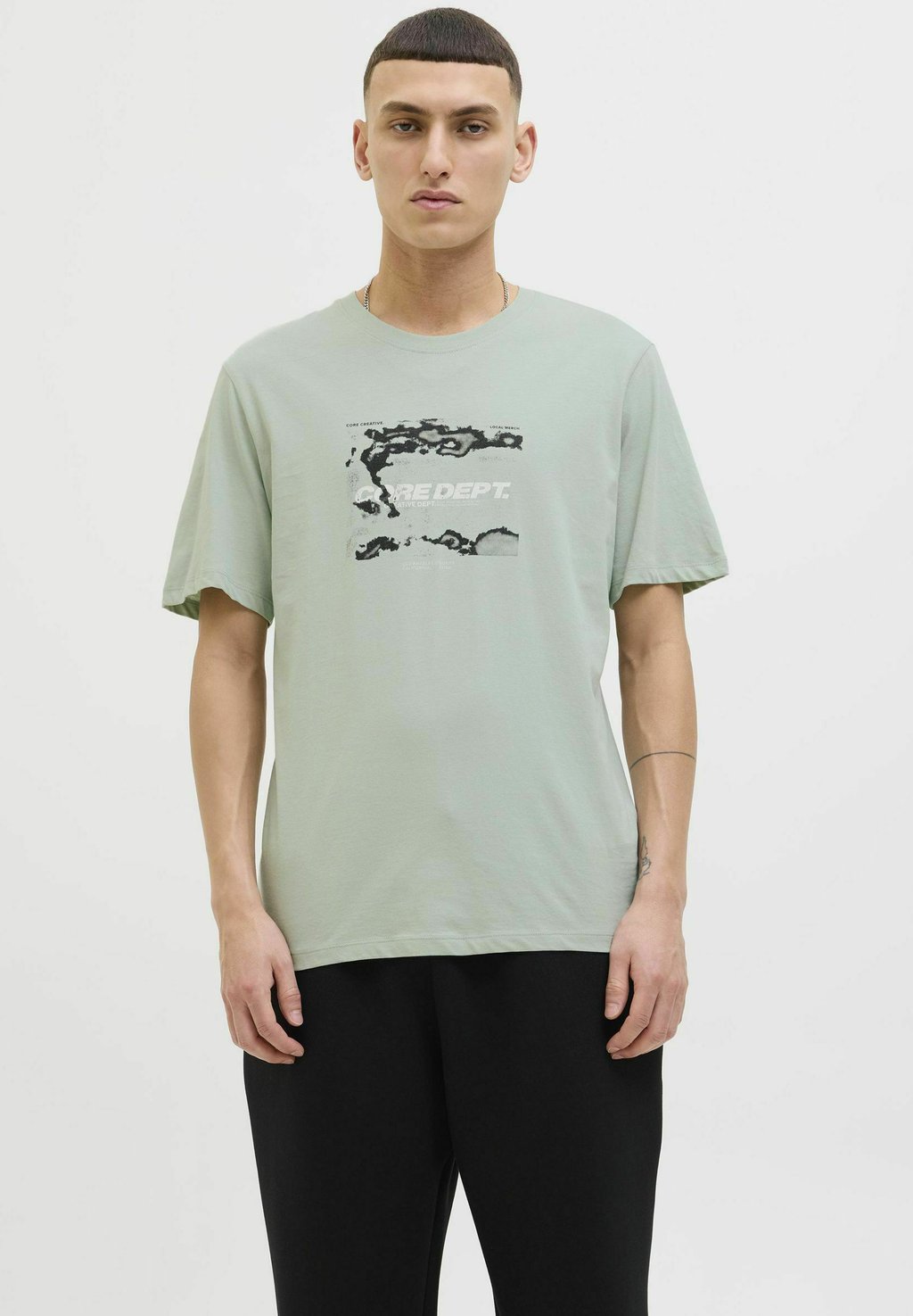 

Рубашка с принтом GEDRUCKT RUNDHALSAUSSCHNITT Jack & Jones, мятный