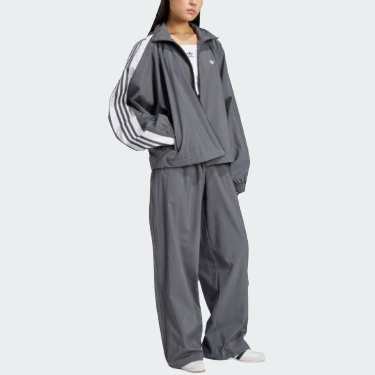 Adidas Originals Адидас Курка с застежкой-молнией, Dark Gray — фото 4