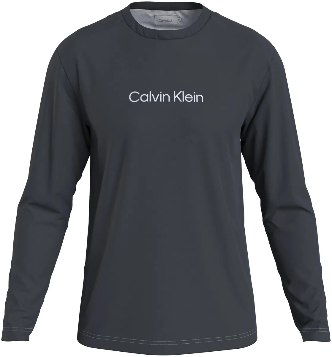 

Рубашка Calvin Klein с длинными рукавами "HERO LOGO LS T-SHIRT" и надписью-логотипом, цвет Night Sky