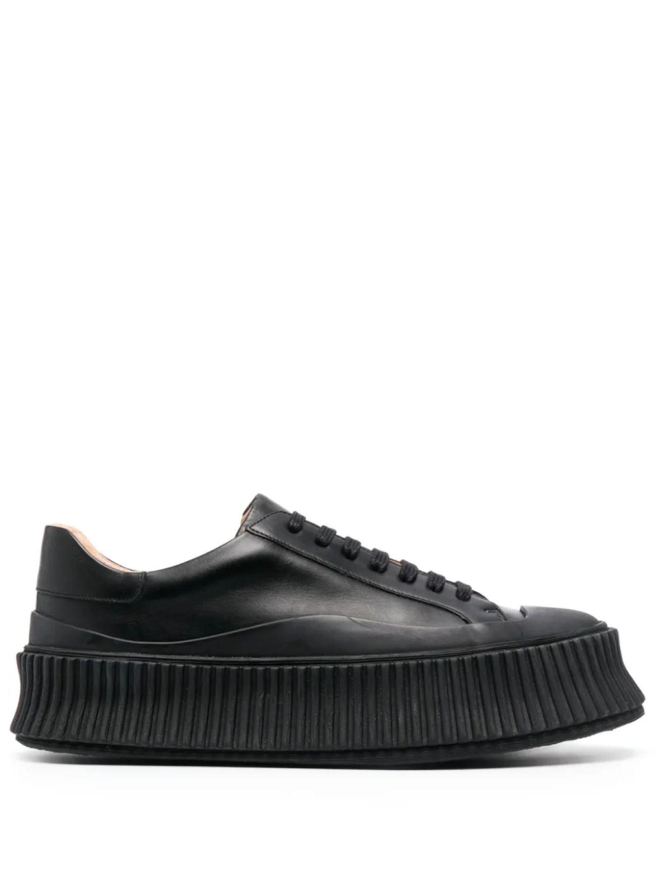 Кеды на шнуровке Jil Sander, черный