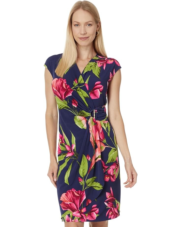 

Платье Tommy Bahama Clara Lavish Blooms Dress, цвет Island Navy