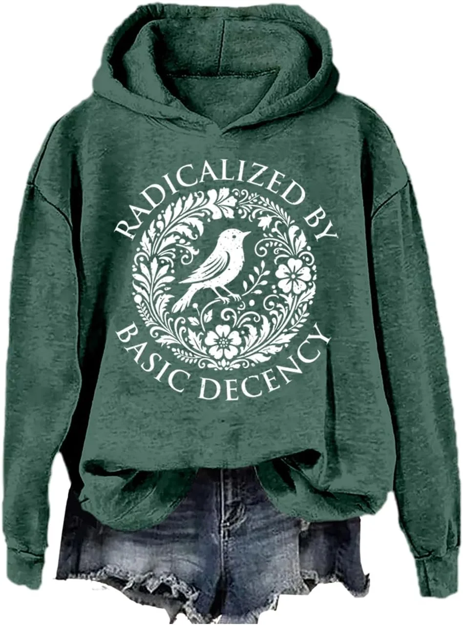 

Толстовка Radicalized By Basic Decency с длинным рукавом SIMJEW