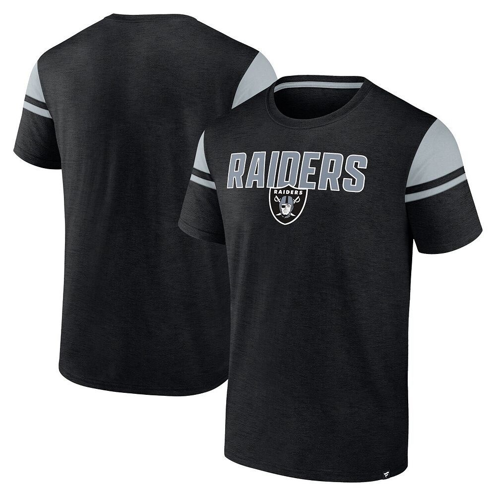 

Мужская черная футболка Fanatics Las Vegas Raiders Old School Play Slub Fanatics Brands - White Label, цвет Lvr Black