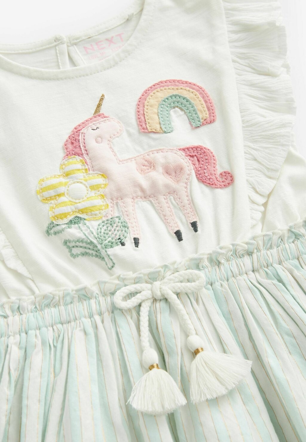 

Дневное платье Unicorn Frill-Regular Fit Next, синее
