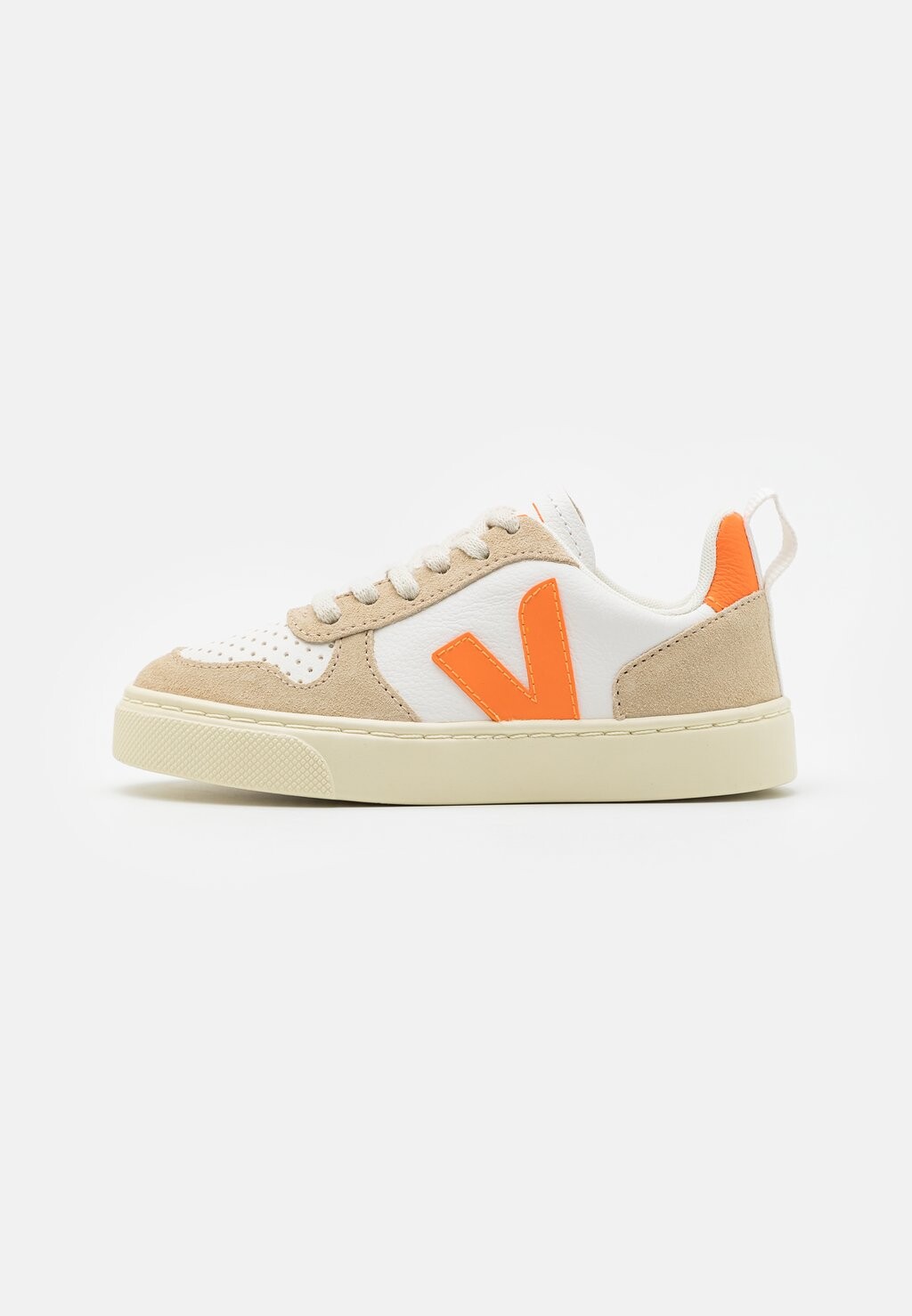 

Низкие кроссовки Small V-10 Laces Unisex Veja, цвет extra-white/fury/almond