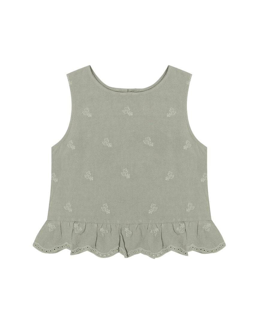 

Rylee + Cru Коллекция Леони Топ из льняной смеси Rylee + Cru Collective, розовый