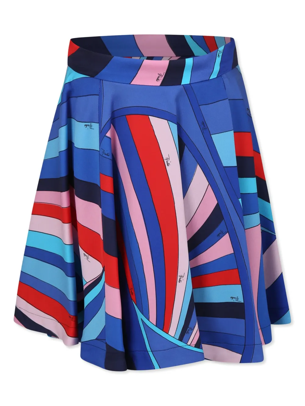 

Юбка с абстрактным узором PUCCI Junior, синий