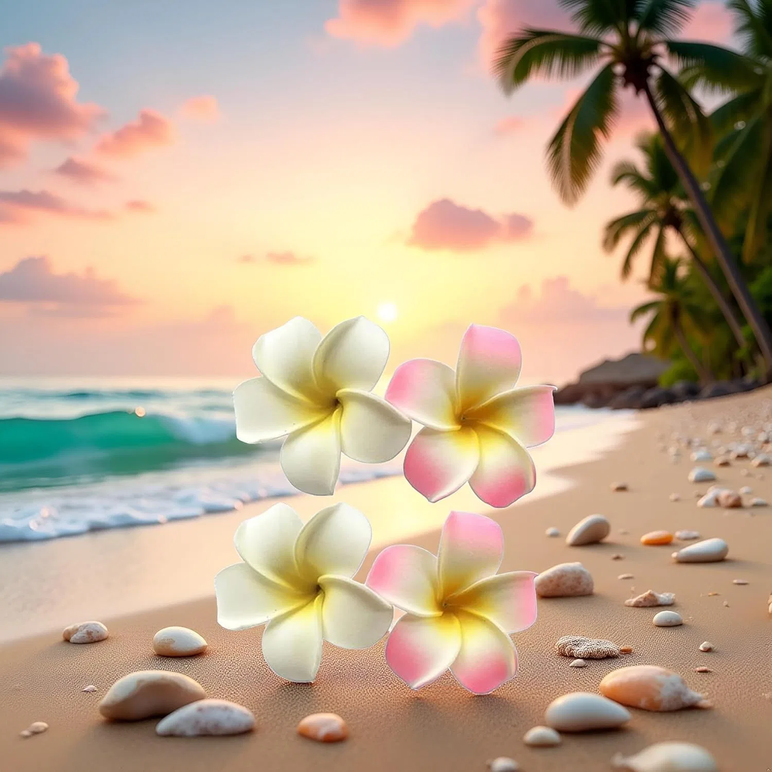 Заколки для волос «Франжипани» от Hawaiian Zgluzp — фото 4