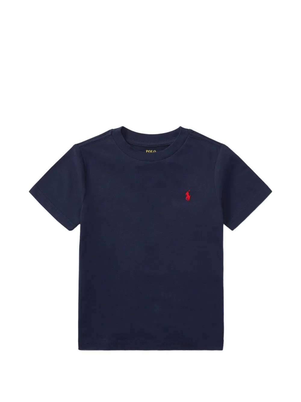 Футболка с вышитым логотипом Polo Ralph Lauren Kids, синий