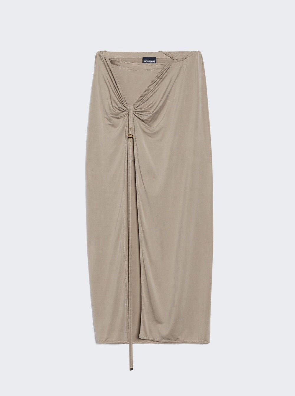 

Юбка-круассан La Jupe Pareo Jacquemus, цвет light khaki