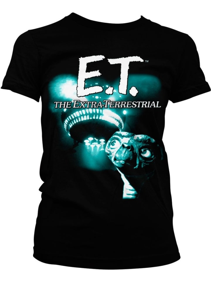 

E.T. Черная футболка, Черный, E.T. Черная футболка
