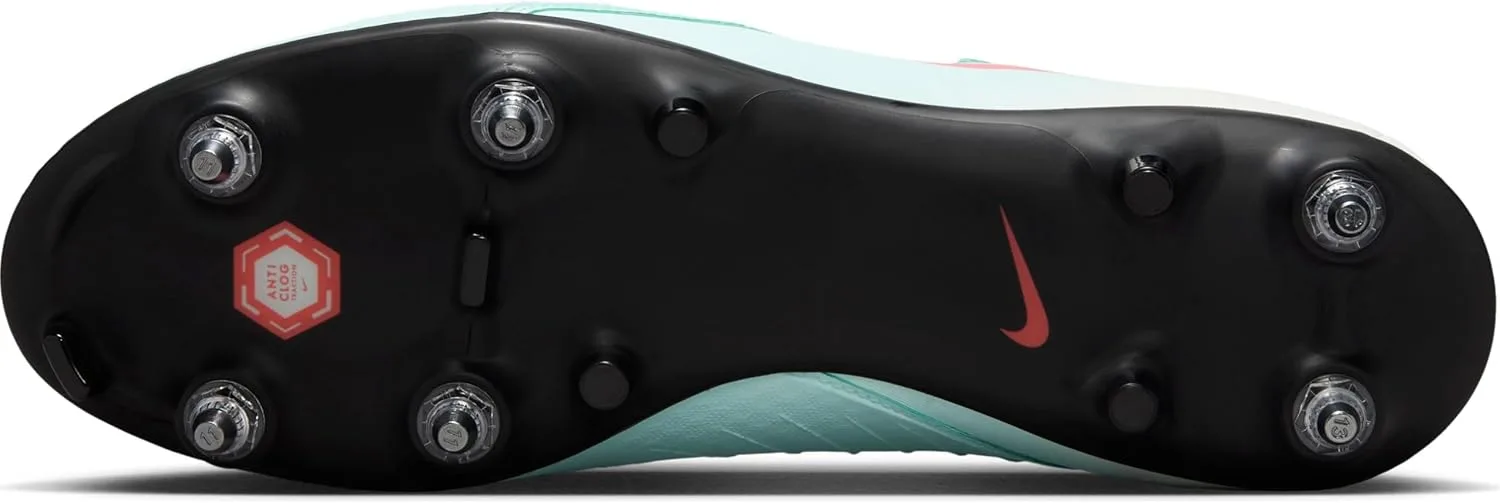 Мужские кроссовки Nike Phantom Gx 2 Academy Oxford, красный/темно-серый/мятный — фото 4