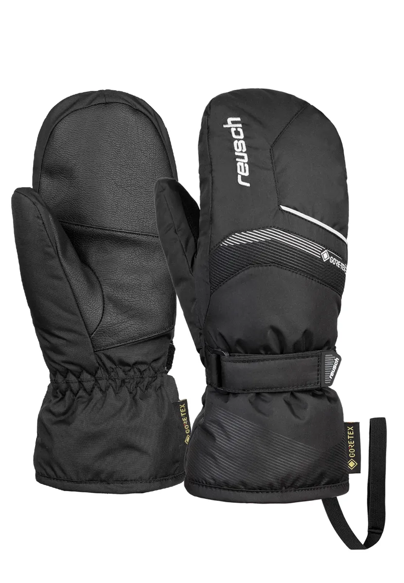 

Рукавицы Reusch "Bolt GTX Junior Mitten" с высококачественной мембраной GORE-TEX, черно-белый