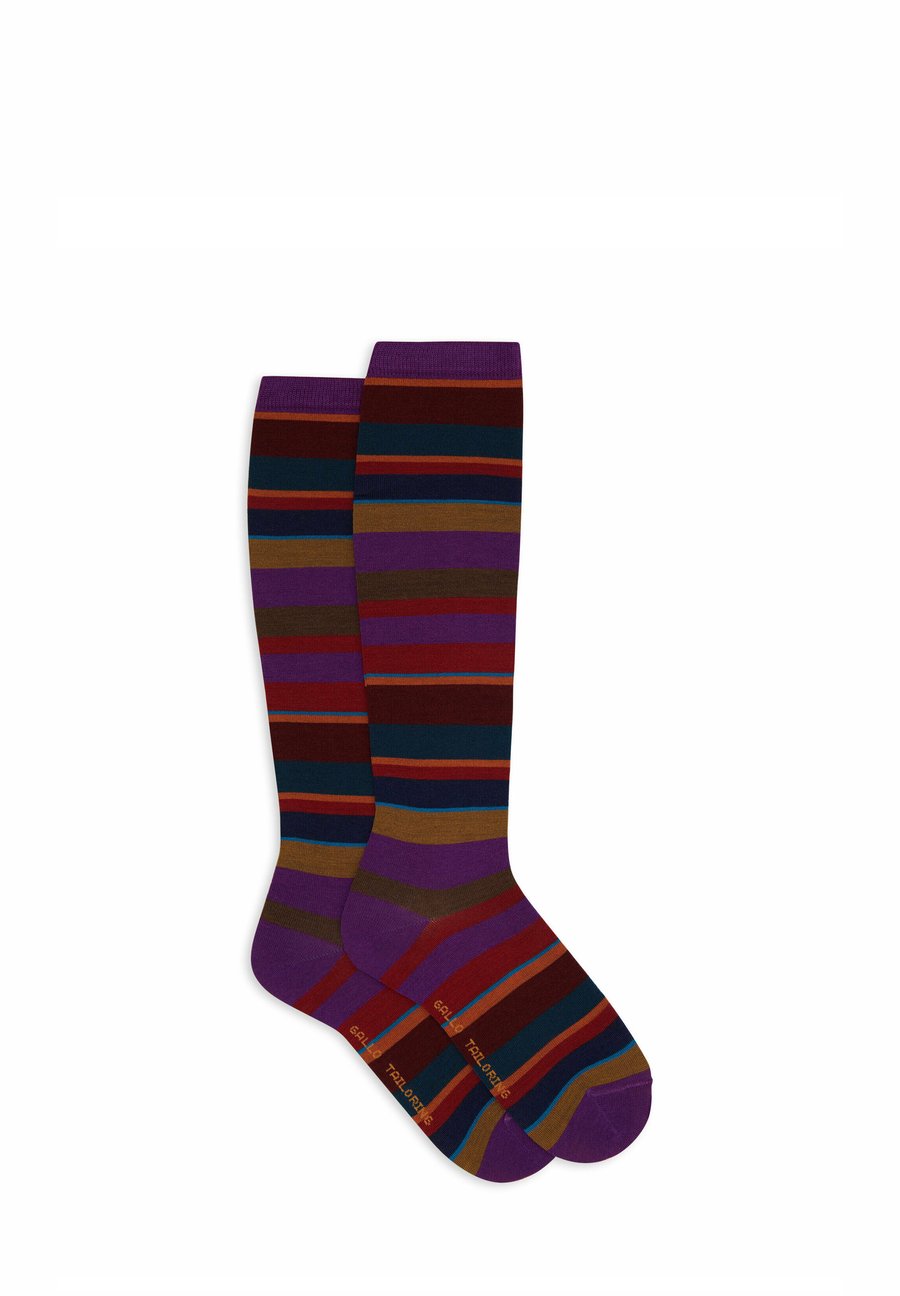 

Носки Gallo LUNGHE RIGHE, Mottled Dark Purple
