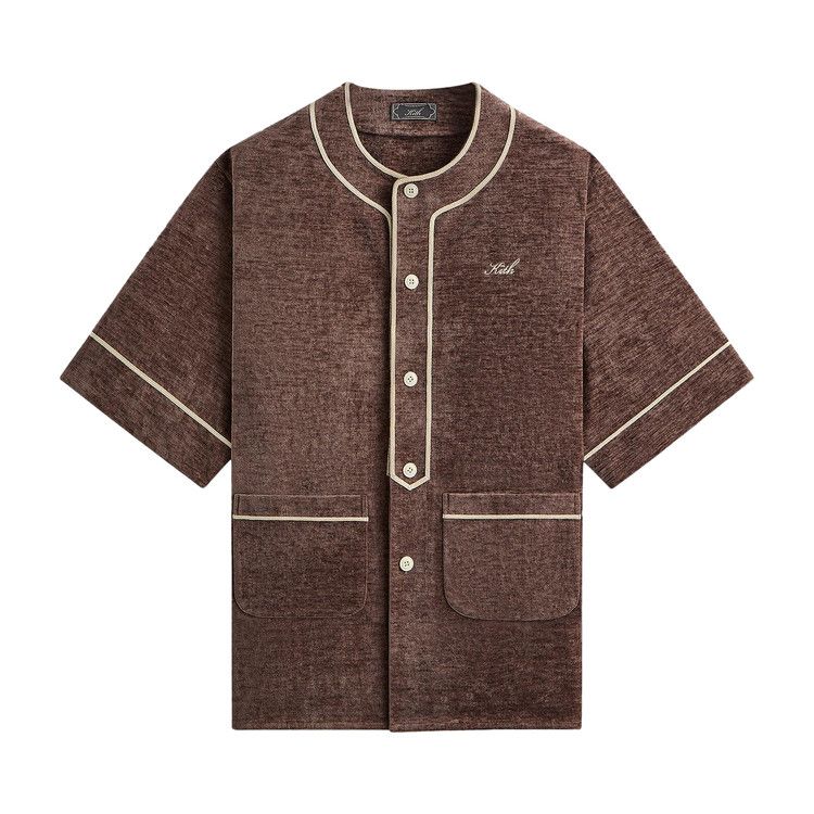 

Рубашка Kith Chenille Willis Baseball Shirt, Poise