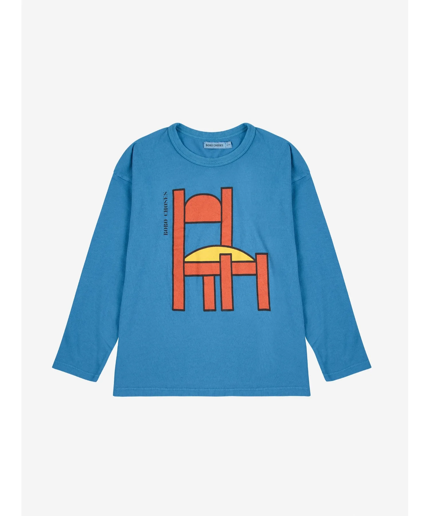 Детская футболка с длинным рукавом Chair BOBO CHOSES синяя — фото 2