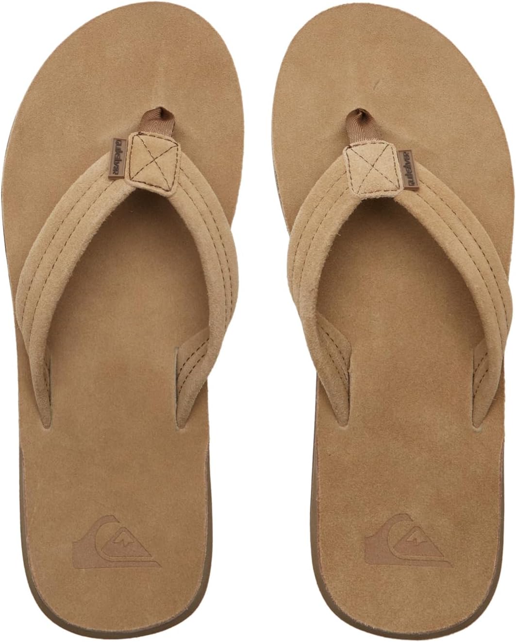 Мужские сандалии Quiksilver Carver из замши, Tan 1 — фото 4