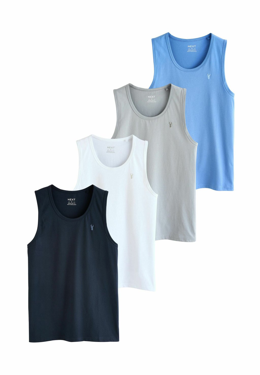 

Майка REGULAR FIT 4 PACK Next, белый