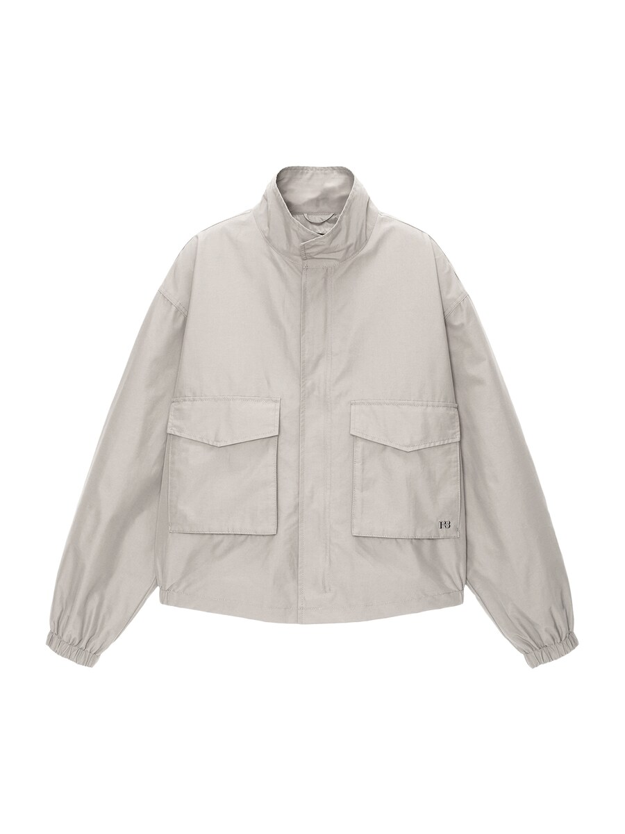 

Всесезонная куртка Pull&Bear Between-Season Jacket, светло-серый