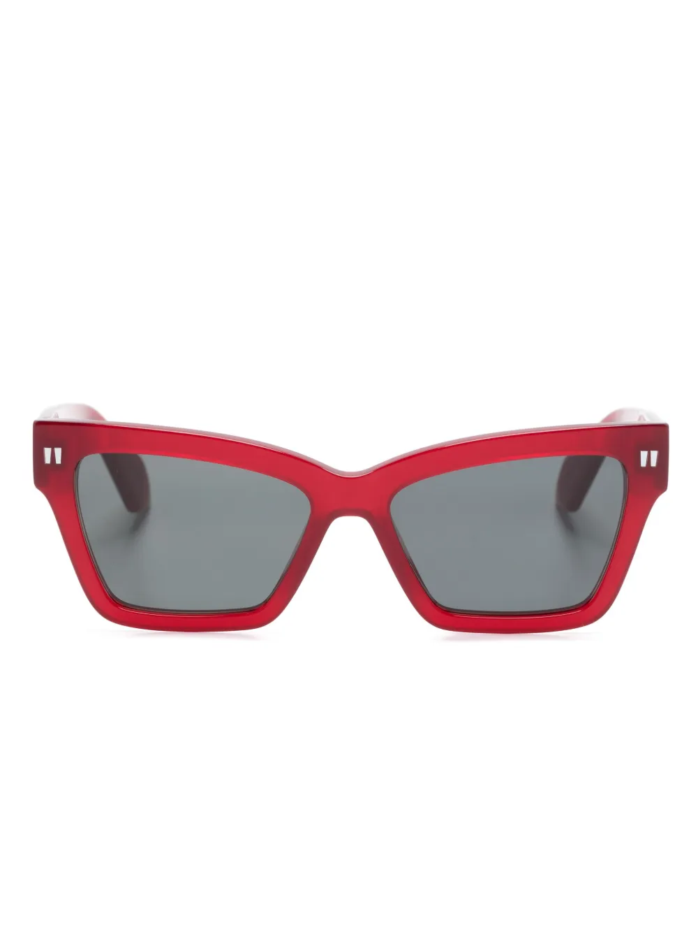 

Солнцезащитные очки Cincinnati в оправе 'кошачий глаз' Off-White Eyewear, красный