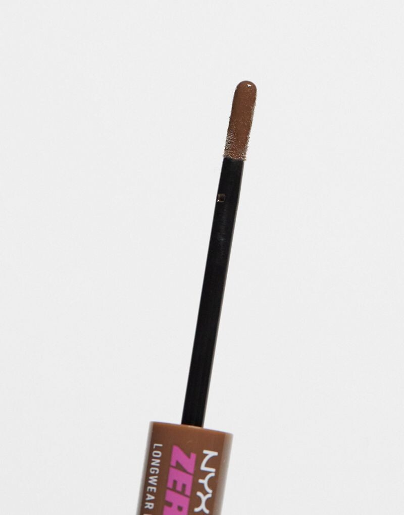 NYX Professional Makeup Zero To Brow Longwear Веганский тонирующий гель для бровей — шоколадный, Chocolate — фото 4