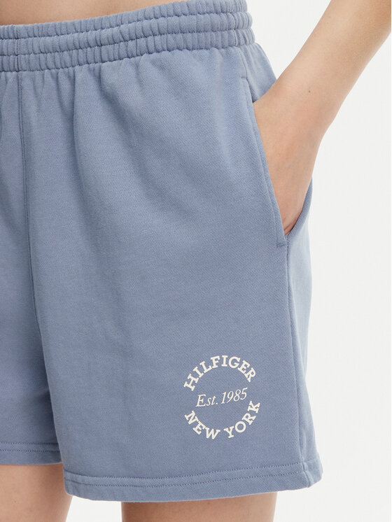 Спортивные шорты обычного кроя UW0UW05794 Tommy Hilfiger, синий — фото 4