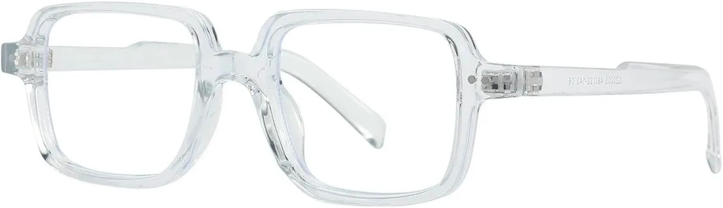 

Классические винтажные роскошные солнцезащитные очки для женщин и мужчин, модные, с большой оправой, в стиле панк, популярные, с заклепками TVTBBVV, Clear Clear