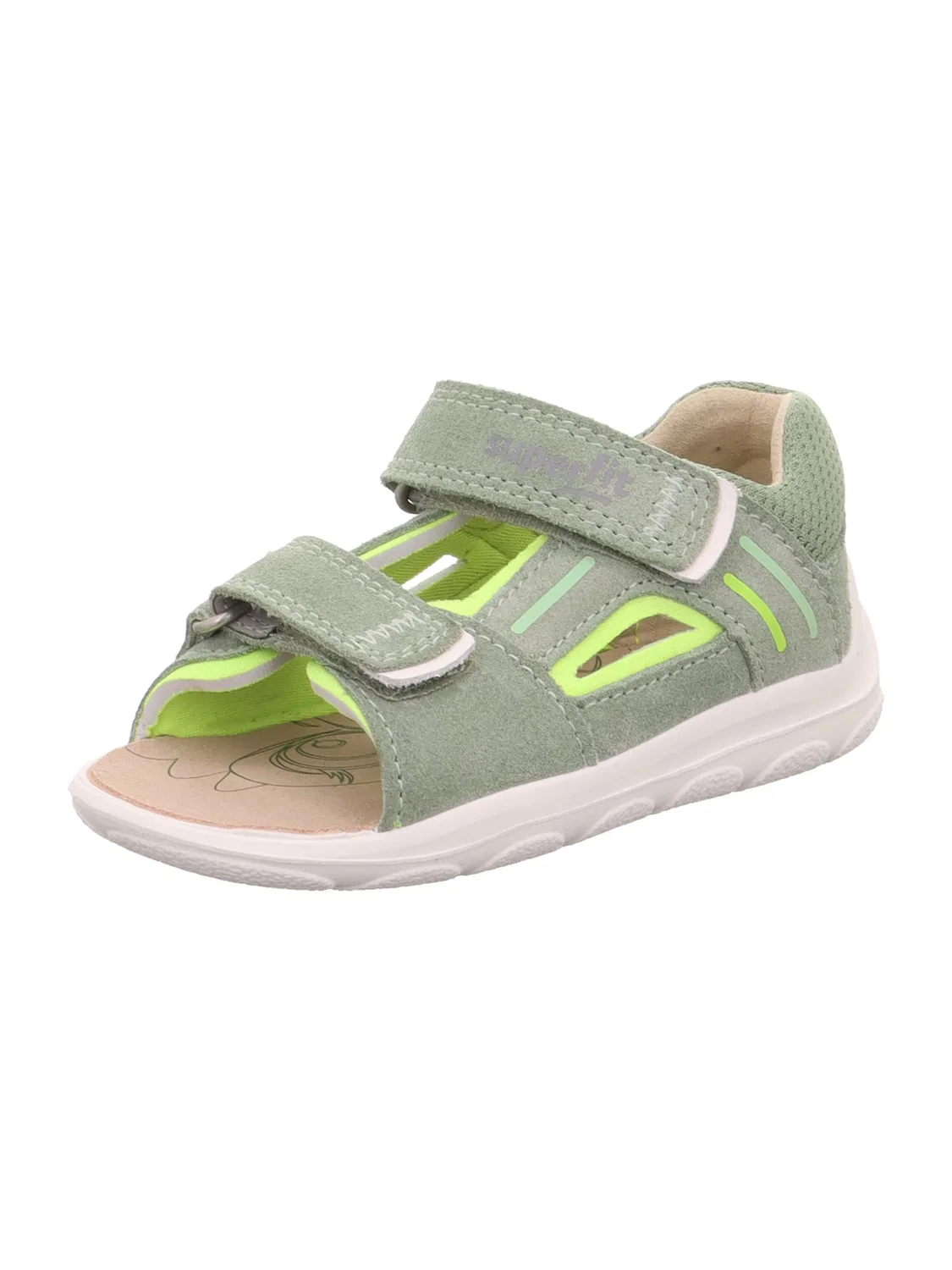 Сандалии 'NINO' Superfit, Neon Green/Light Green
