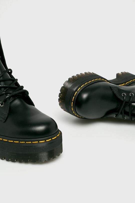 Ботинки мужские Dr. Martens из натуральной кожи, черный — фото 3
