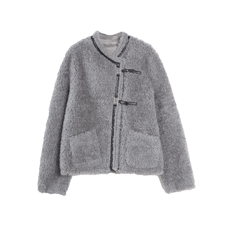 

ELLE Женская толстовка Furs Medium Gray Crew Neck Moderate