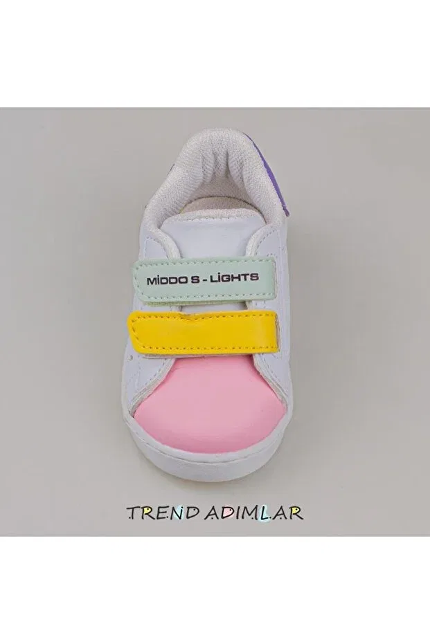Детские кроссовки для девочек со светодиодами Trend Adımlar, Pink — фото 4