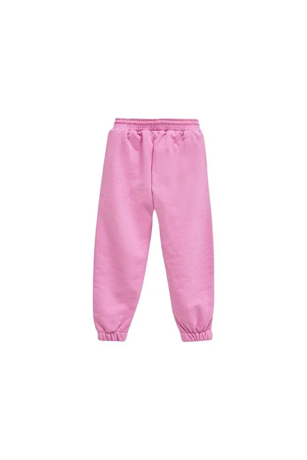 Детские спортивные штаны для девочек хлопковые Matchy Matchy, Pink — фото 4