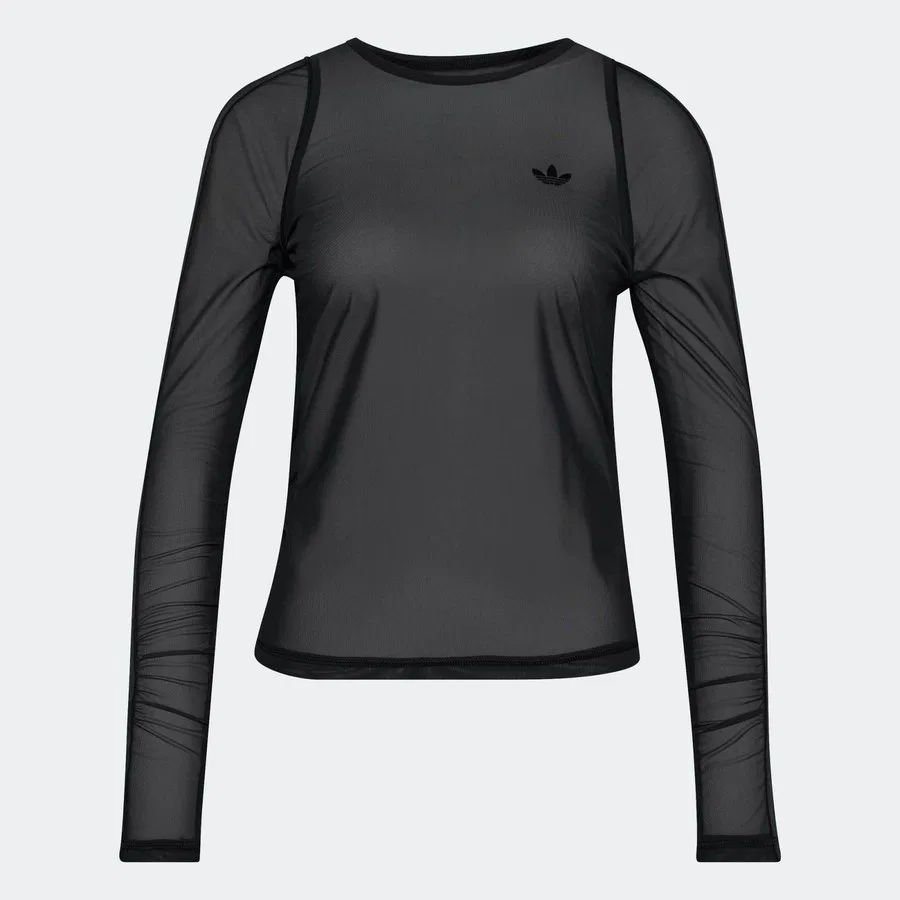 Женский спортивный свитшот с длинным рукавом adidas Originals, Черный