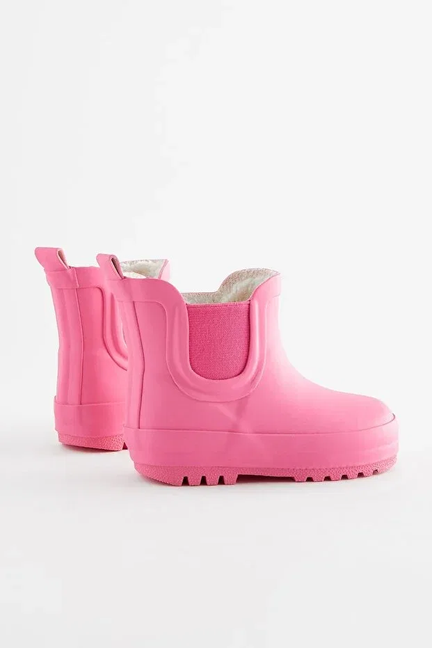 Детские сапоги для девочек с флисом Candy Pink Fleece Lined Boots Next Baby, Pink — фото 3
