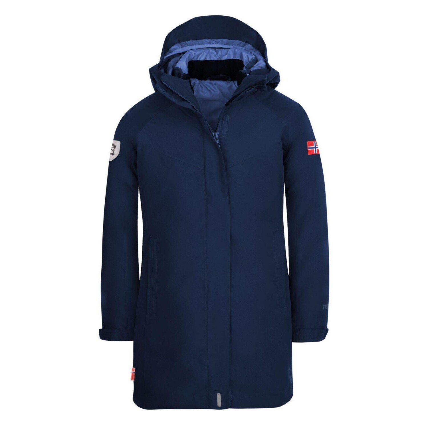 

Пальто Trollkids для девочек 3 в 1 Senja Navy Dust Blue, темно-синий
