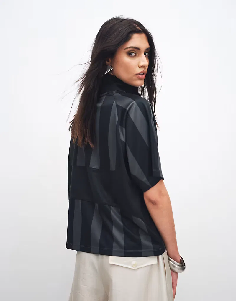 Футболка Nike Street Stripe, черный — фото 4