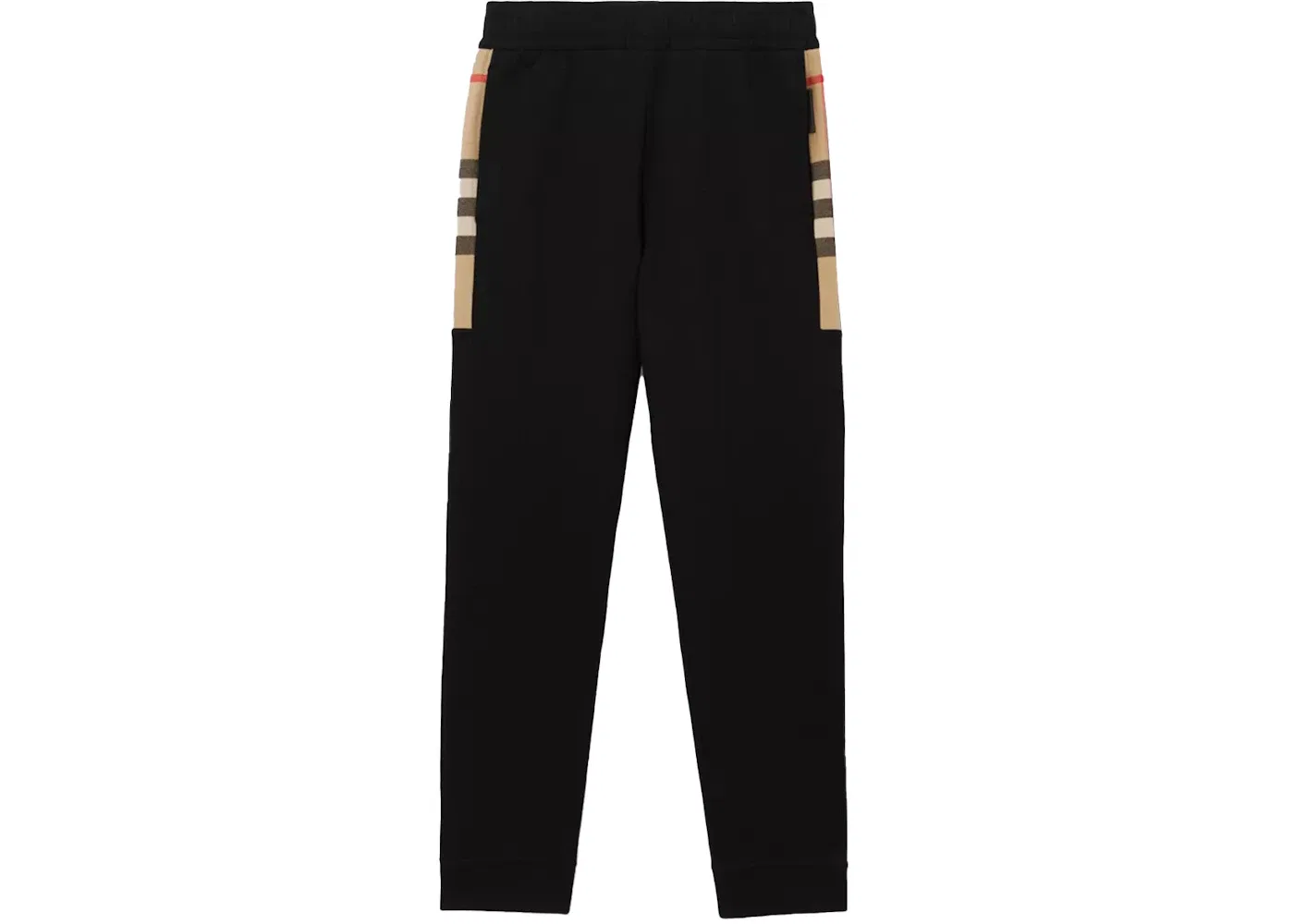 Мужские спортивные штаны с принтом Burberry Check Panel, Black