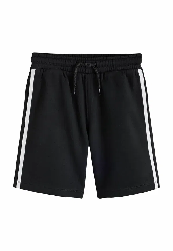 Шорты из хлопка и полиэстера, Shorts fit - side stripe - tracksuit bottoms Next, черный