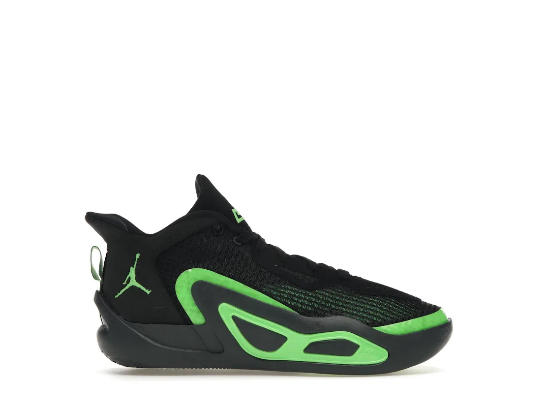 Детские кроссовки для мальчиков для баскетбола Jordan Tatum 1 Jordan, Black/Green Strike/Anthracite