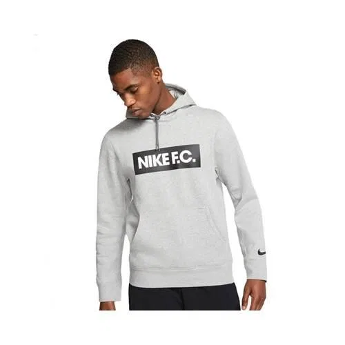 Мужской свитшот с капюшоном Nike FC Essentials, Grau — фото 2