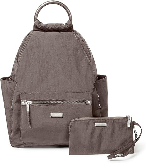 

Женский рюкзак Baggallini New Classic Heritage с ремешком для телефона Rfid на весь день, серый