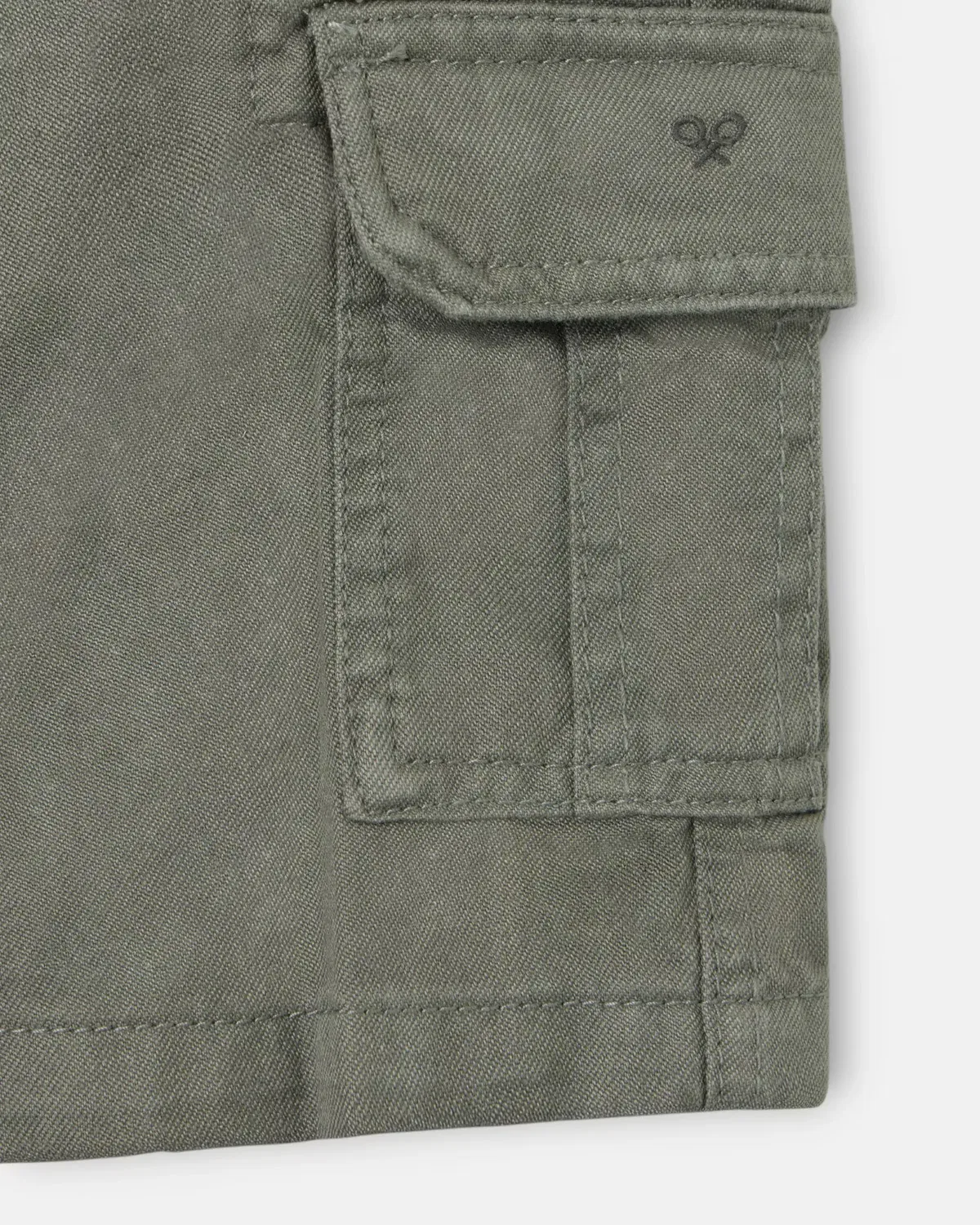 Детские шорты карго для мальчиков хлопковые Regular fit Silbon, Verde — фото 3