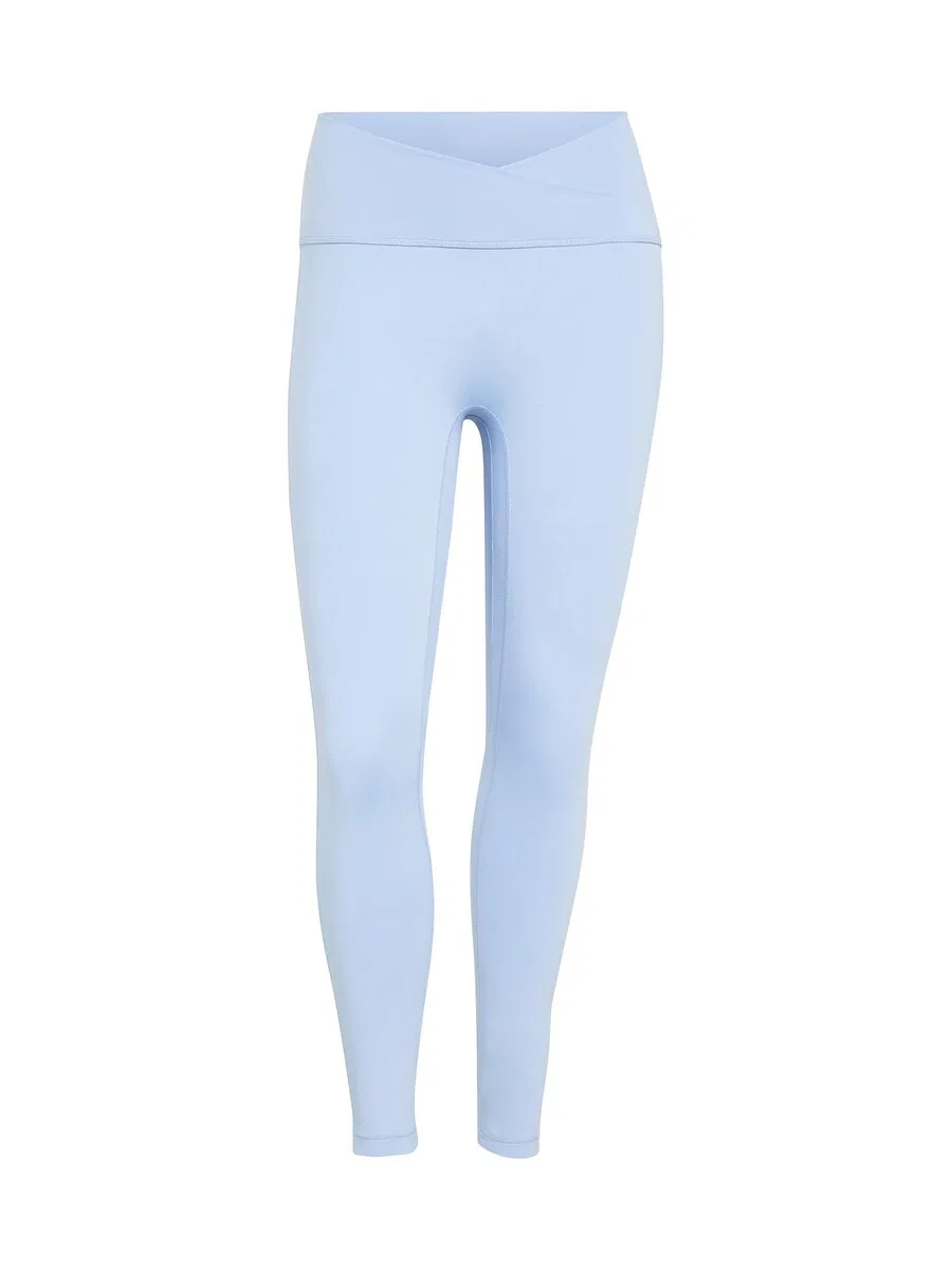 Спортивные узкие брюки ADIDAS PERFORMANCE Skinny Workout Pants 'Studio All Me' светло-голубого цвета